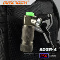 Maxtoch ED2R-4 brillante antorcha potente linterna recargable pequeño